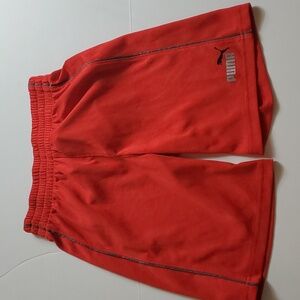 Puma red athletic shorts size 7